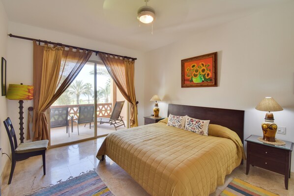 2 bedrooms, desk, iron/ironing board, travel cot