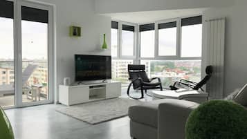 Televisión LED, consola de videojuegos, Netflix, películas con cargo