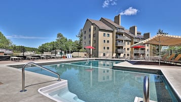 Indoor pool, a heated pool
