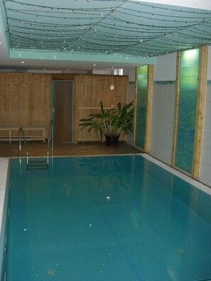 Indoor pool, seasonal outdoor pool