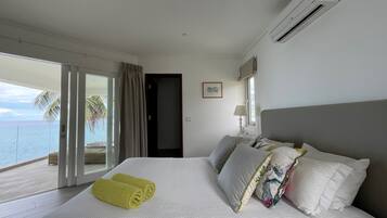 ラグジュアリー アパートメント テラス | セーフティボックス (室内)、客室ごとに異なる装飾、デスク、ノートパソコン用作業スペース