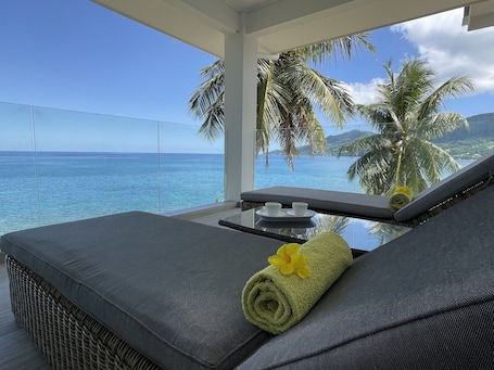 Luxury Apartment, Terrace | Terrace/patio. VallonEnd Beach Front Villa