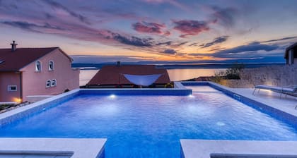 Awesome apartment in Dramalj with sauna