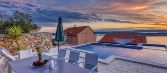 Superbe appartement Ă Dramalj avec sauna