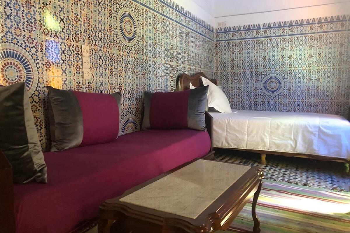 Deluxe-Doppelzimmer (Blue Moon) | Hochwertige Bettwaren, individuell dekoriert, Verdunkelungsvorhänge
