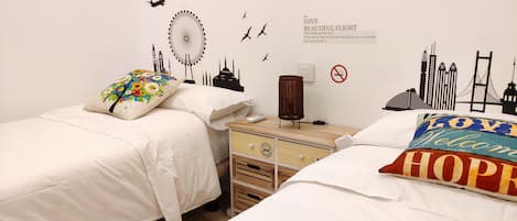 2 dormitorios, tabla de planchar con plancha, wifi y ropa de cama