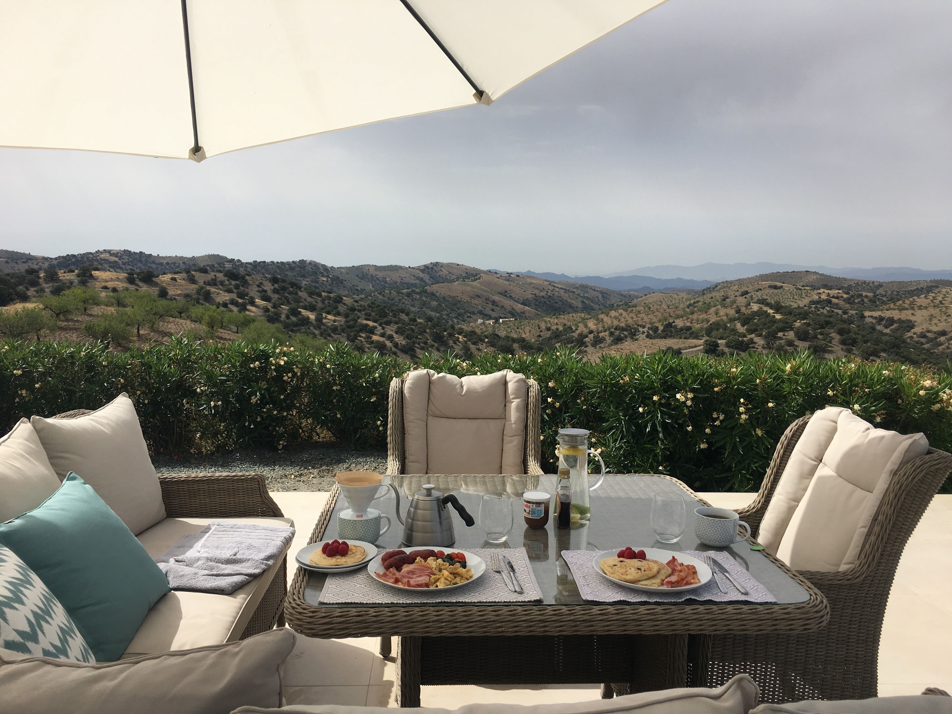 Breakfast with a view