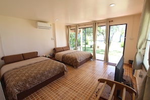 Superior Room, 2 Queen Beds | Free WiFi, bed sheets - T.K. Beach Resort Koh Mak (Ko Mak)