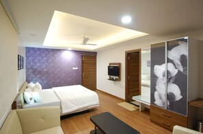 VIP Room | Individually furnished, desk, laptop workspace, blackout drapes - Hotel Ambassador (Indore)