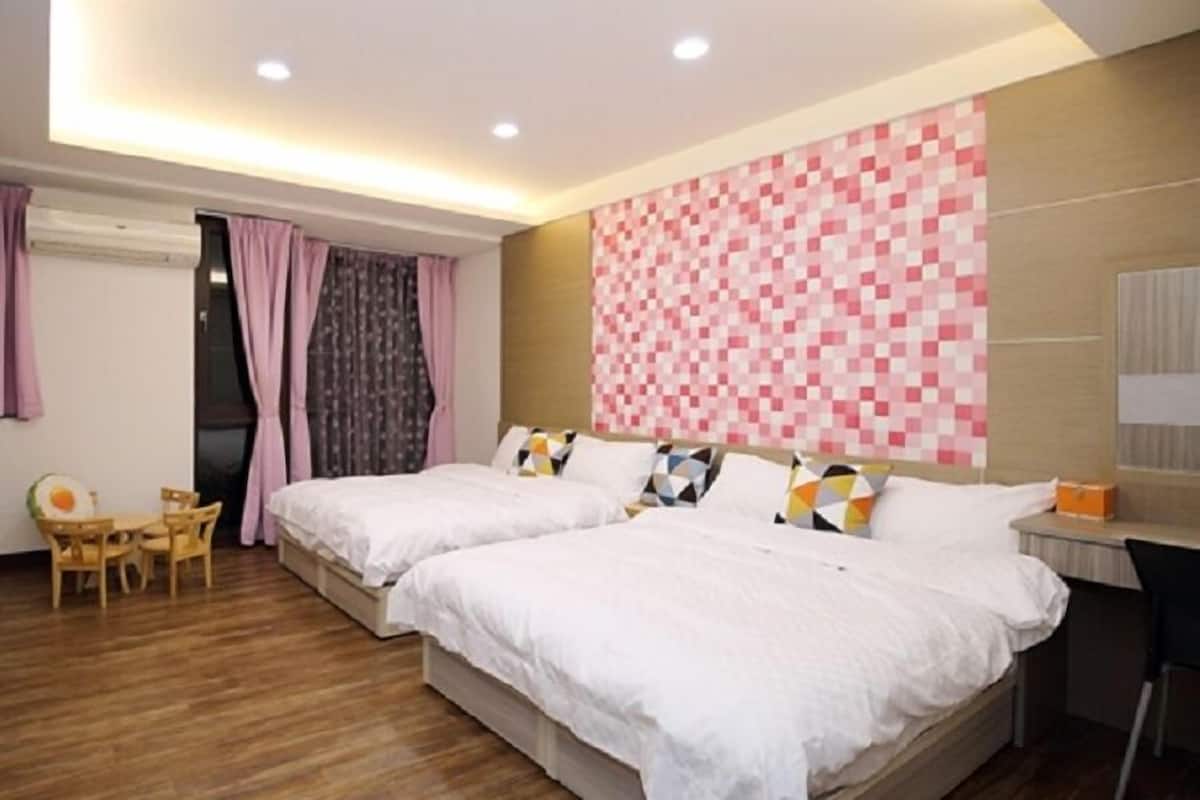 Desk, blackout drapes, soundproofing, rollaway beds (surcharge)