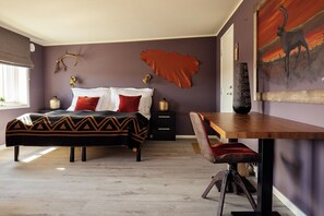 Familieværelse - 2 soveværelser | Gratis Wi-Fi, sengetøj