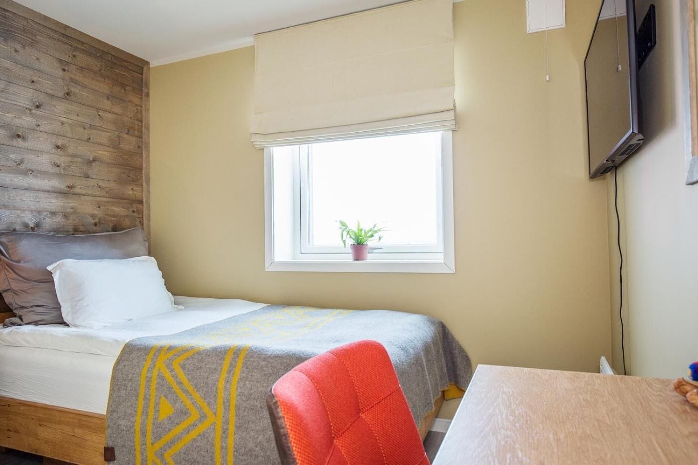 Kamar Single Standar | Wi-Fi gratis dan seprai linen