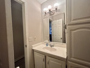 Combined shower/bathtub, hair dryer, towels, soap - A Serene Sanctuary in the South! A Peaceful Home Close to Everything!  (Springfield)