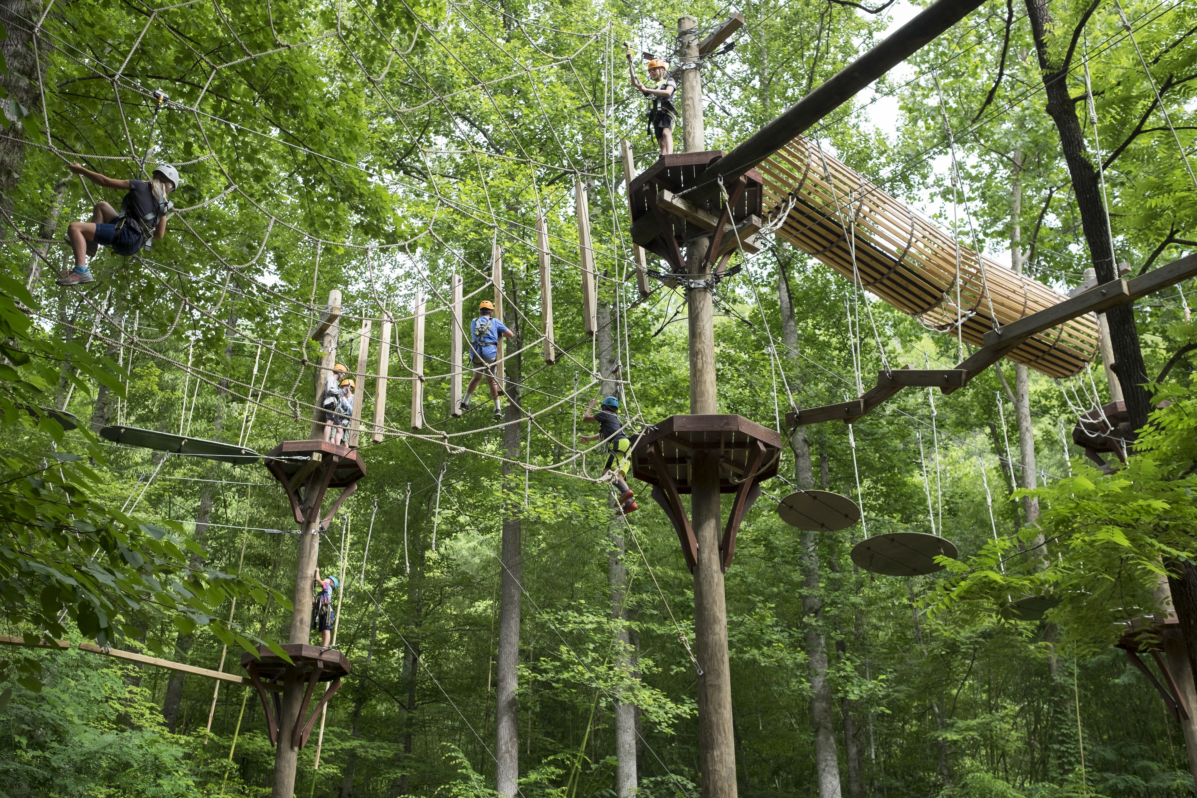 Zip-lining