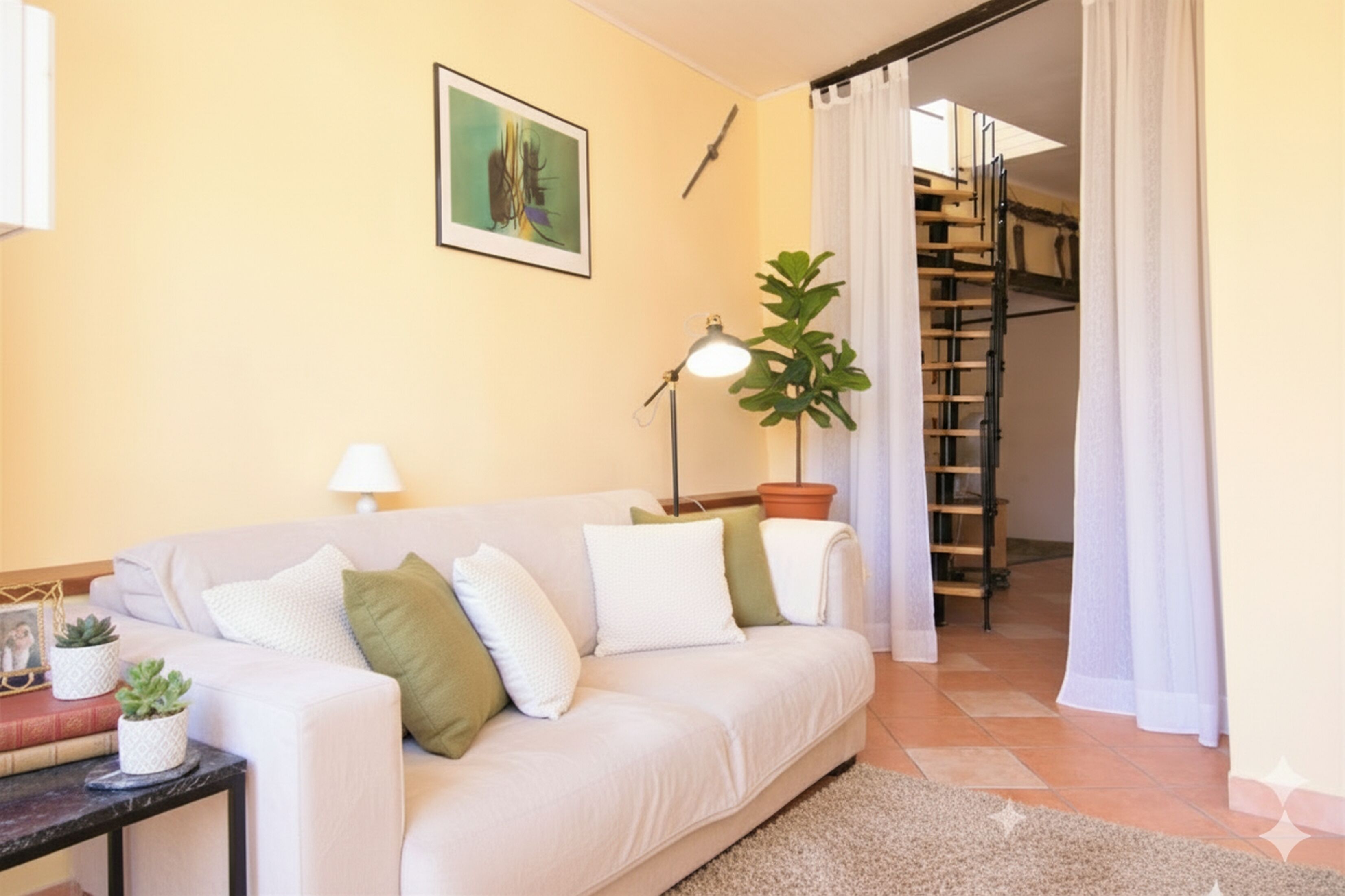 Apartemen, 2 kamar tidur | Area keluarga | TV layar datar