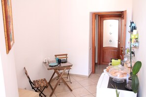 Interior entrance