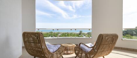 Appartement, 1 slaapkamer, gedeeltelijk uitzicht op zee (Stella Marina) | Terras