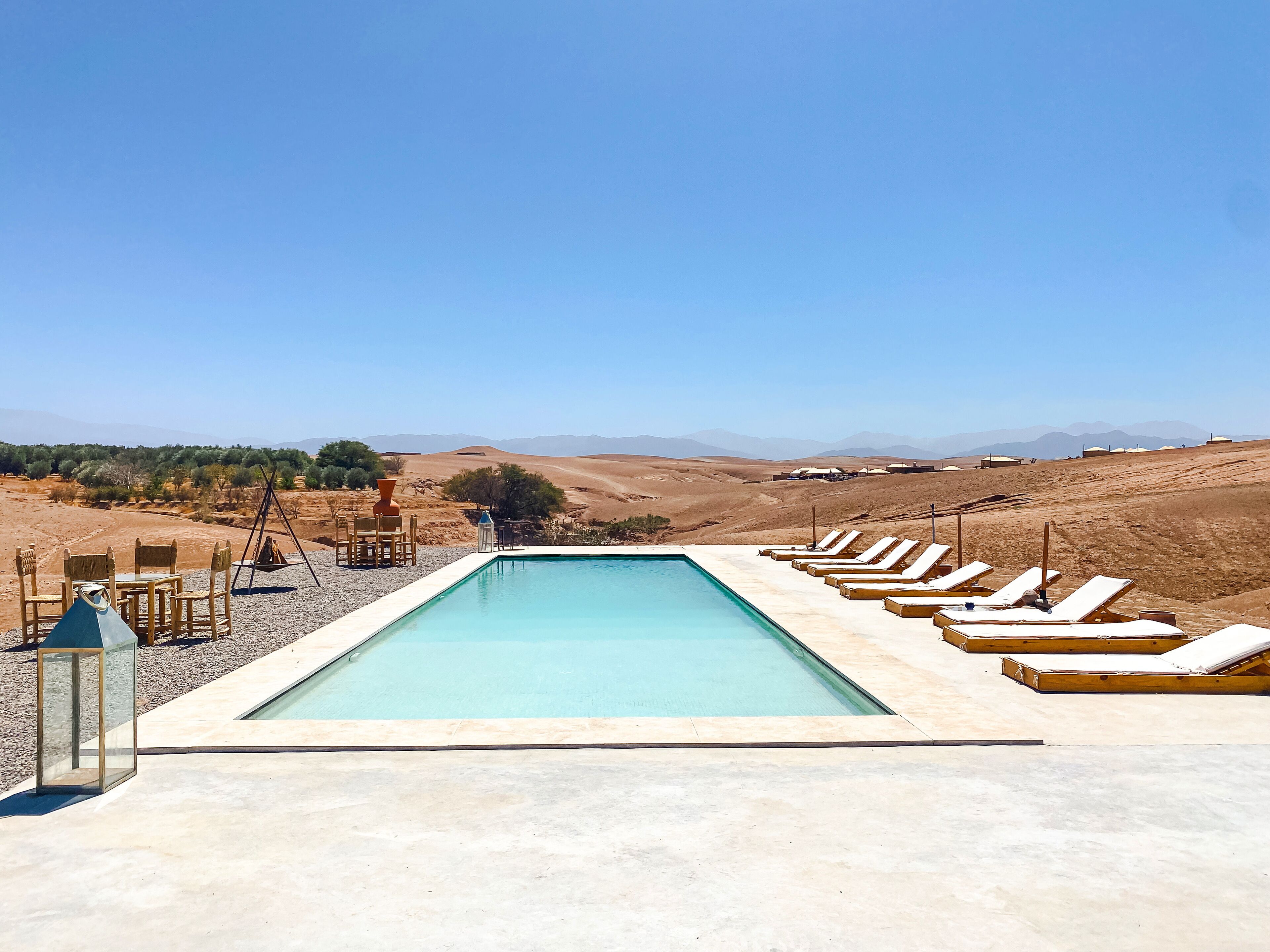 Alberca al aire libre 