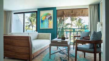 Suite (PARADISE CHILL OUT ) | Living area | 42-inch Smart TV with cable channels, TV, toys