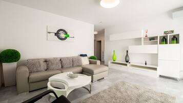 TV, biblioteca musicale, videoteca, impianto stereo