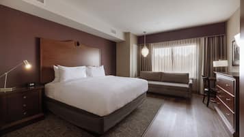 Premium bedding, pillowtop beds, in-room safe, blackout drapes