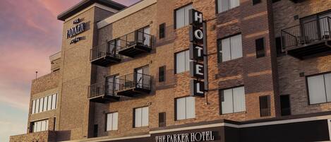 Façana frontal de l'allotjament