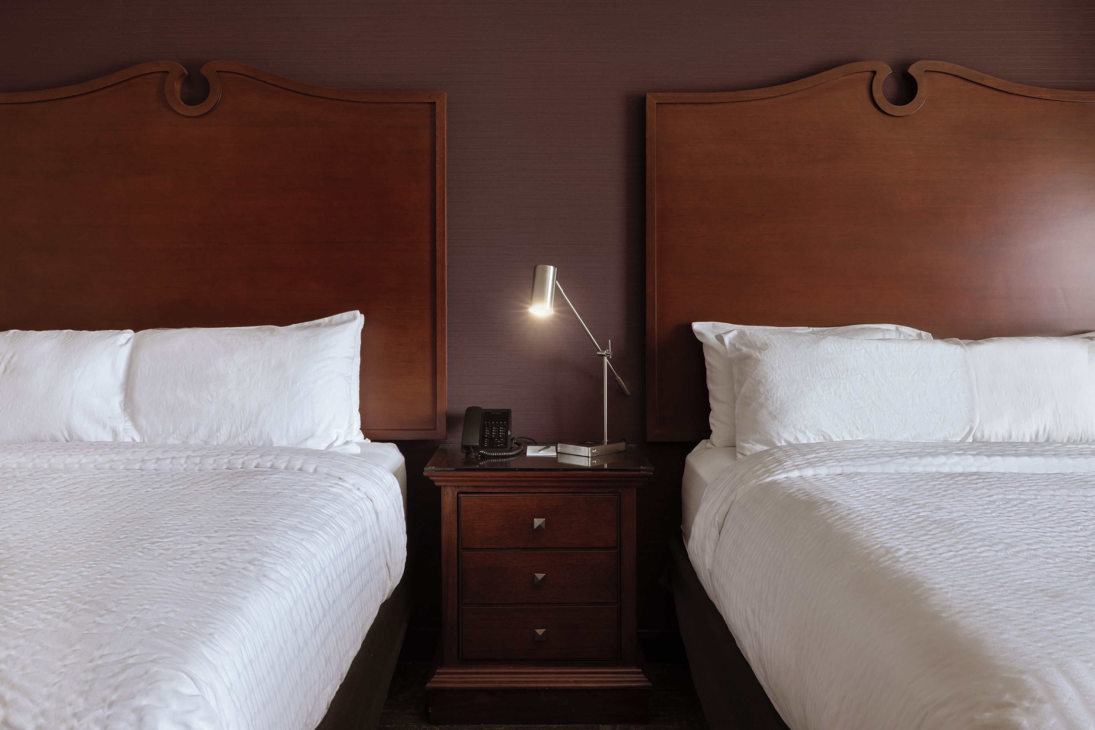 superior room, 2 queen beds | premium bedding, pillow-top beds, in-room safe, blackout curtains