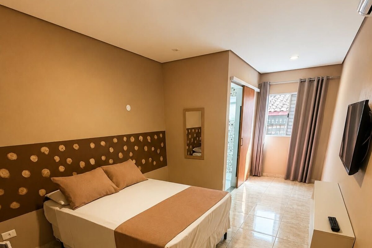 Standard Double Room | Minibar, blackout curtains, free WiFi, bed sheets
