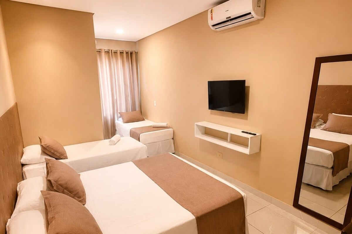 Premium Quadruple Room | Minibar, blackout curtains, free WiFi, bed sheets