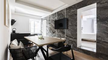 Apartment, Mehrere Betten | Speisen