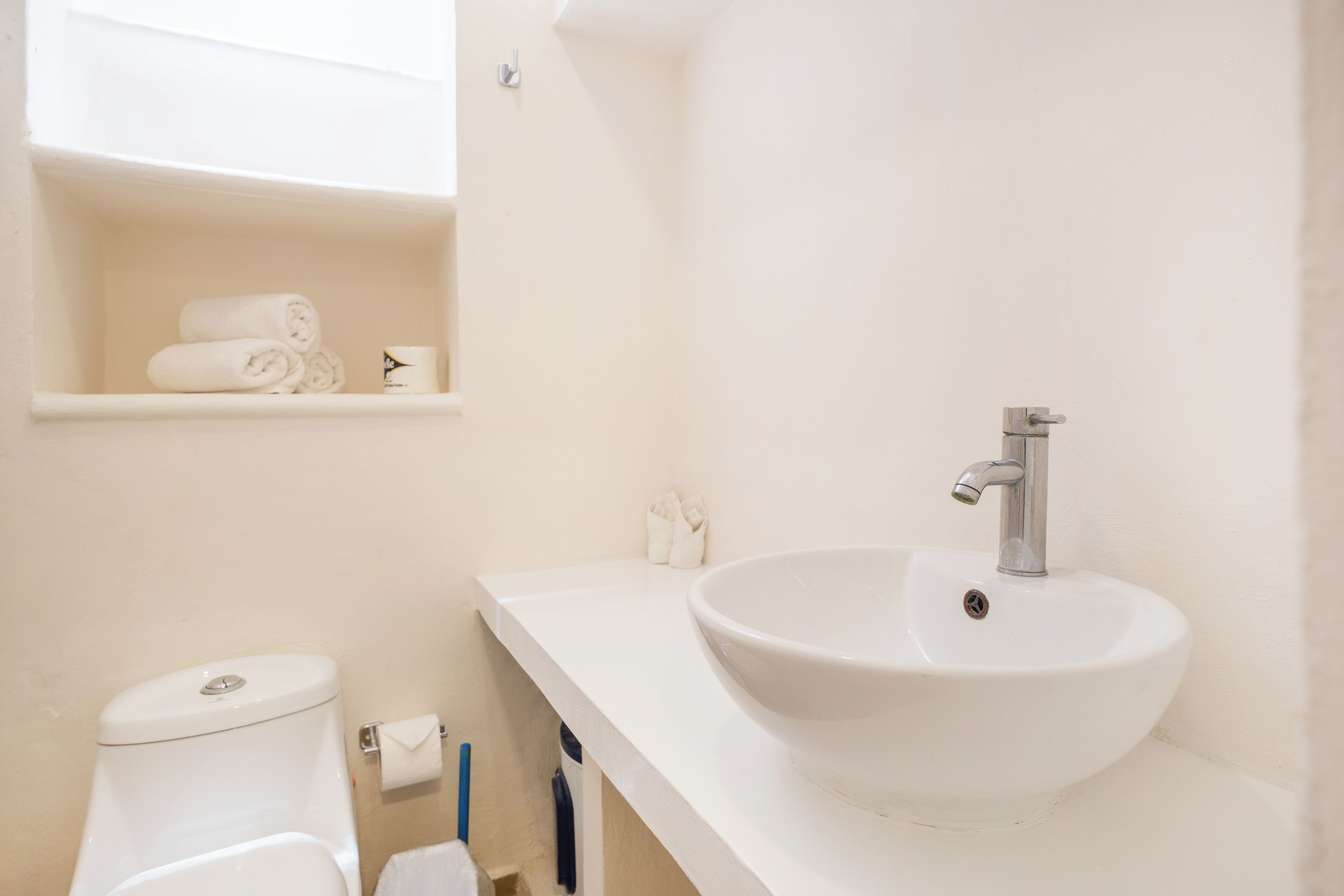 basic double room, 1 bedroom | bathroom | towels, soap, toilet paper