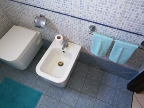 Dusche, Whirlpool, Haartrockner, Bidet