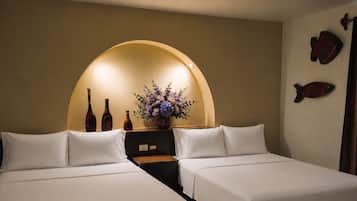 Double Room, 2 Double Beds | Premium bedding, down duvets, Tempur-Pedic beds, individually decorated