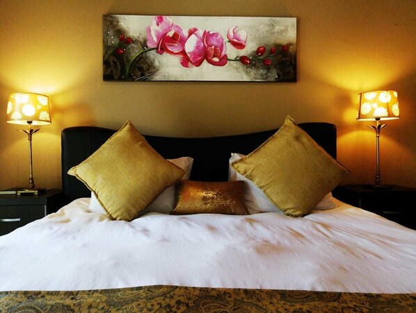 Premium bedding, memory-foam beds, minibar, in-room safe