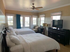 Deluxe Room, 2 Queen Beds | In-room safe, soundproofing, iron/ironing board, free cots/infant beds