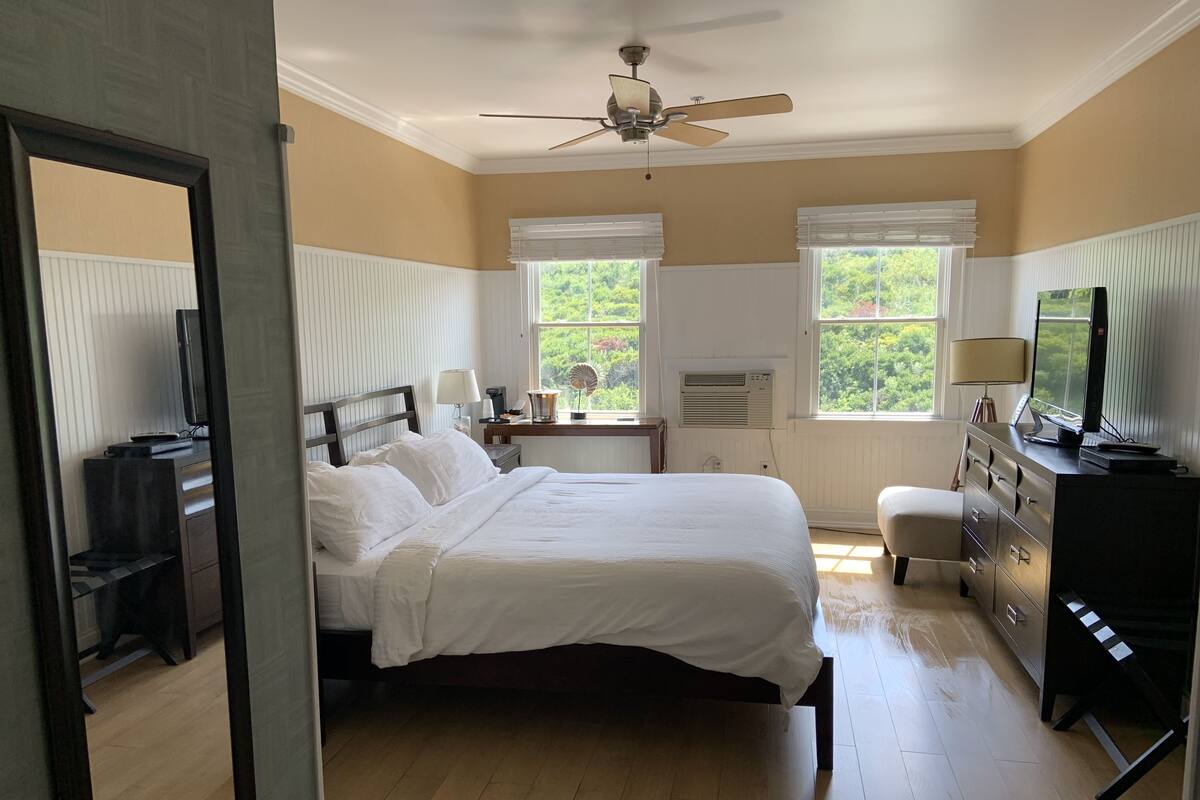 Standard Room, 1 King Bed | In-room safe, soundproofing, iron/ironing board, cribs (free)