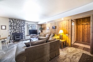 DVD player, table football, ping pong, books