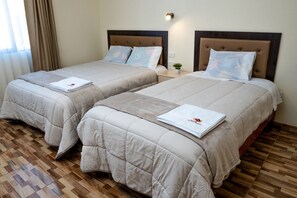 Blackout curtains, free WiFi, bed sheets