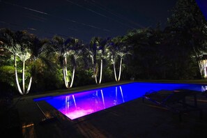 Una piscina riscaldata