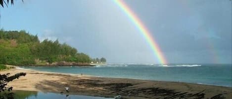 Una spiaggia nelle vicinanze