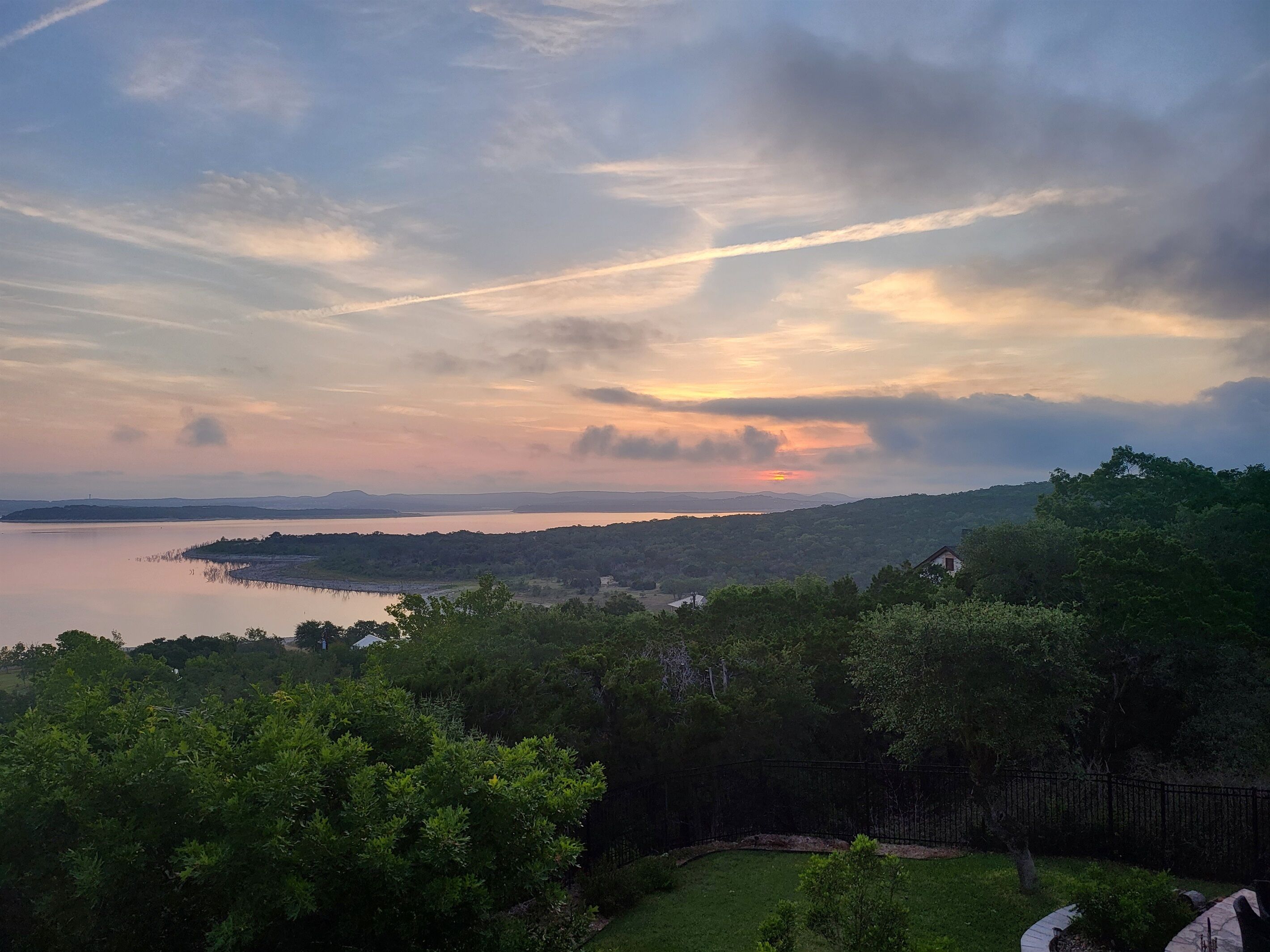 Blick von der Unterkunft