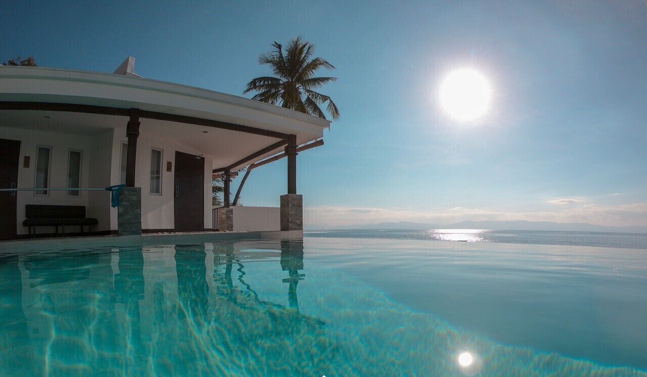 Vue sur la plage/l’océan