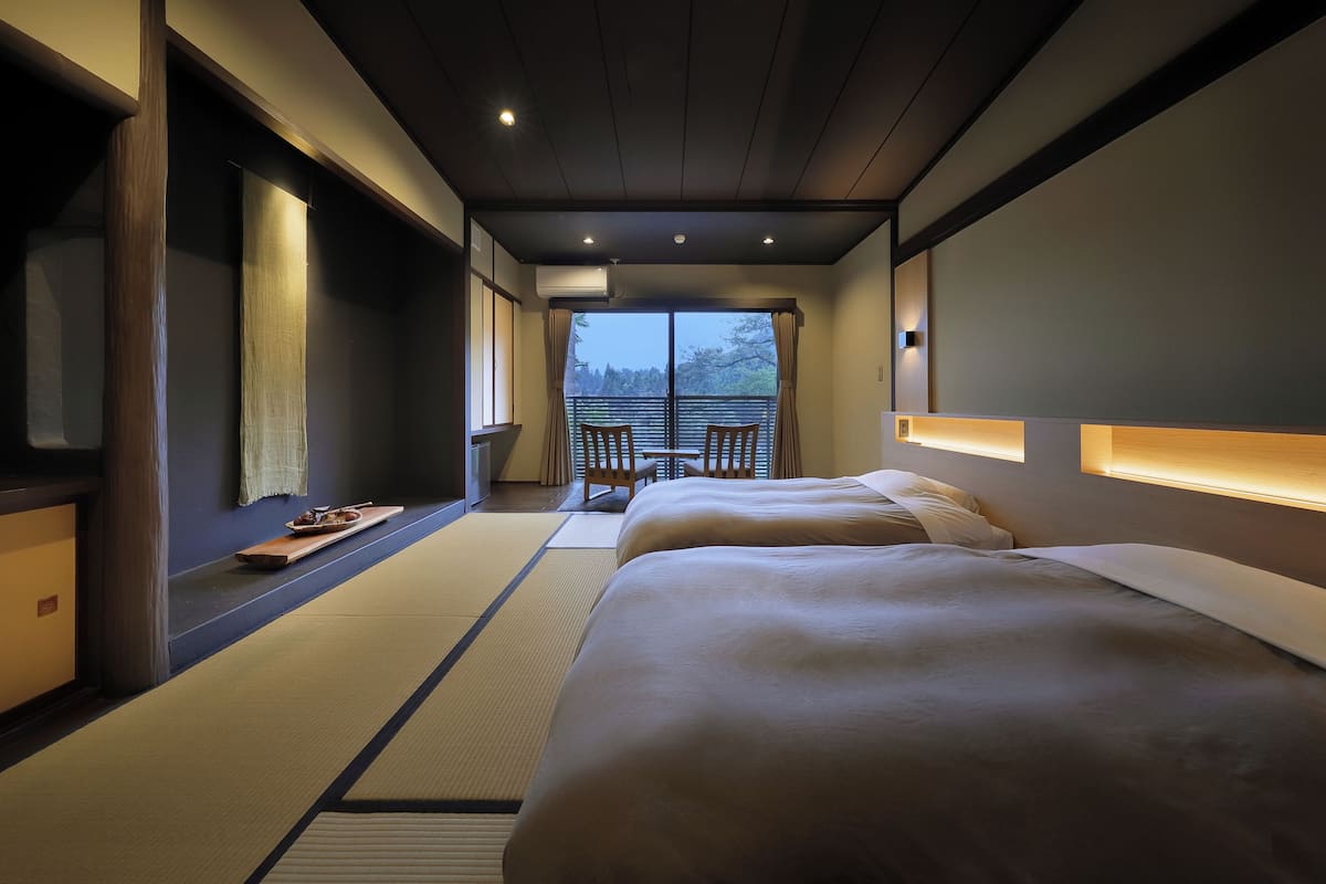 Tradisjonelt tomannsrom, privat bad (Moderate, Japanese Modern, 35 sqm) | Safe på rommet og wi-fi (inkludert)