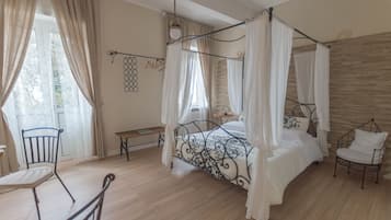 Design-Doppel- oder -Zweibettzimmer | 1 Schlafzimmer, Betten mit Memory-Foam-Matratzen