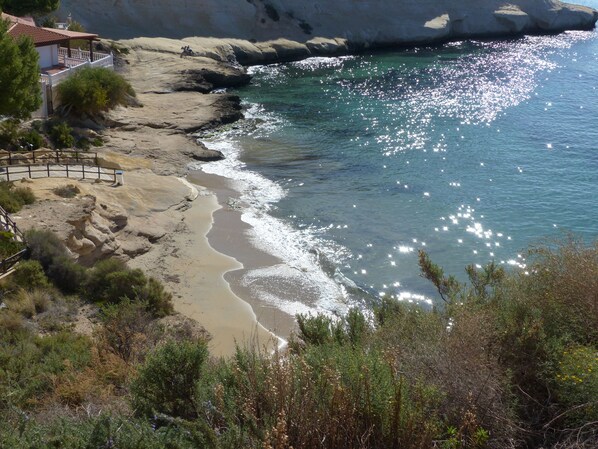 On the beach - Villa private pool sea view 5 min walk, air conditioning, handicapped access 1 to 7P+2optional  (San Juan de los Terreros)