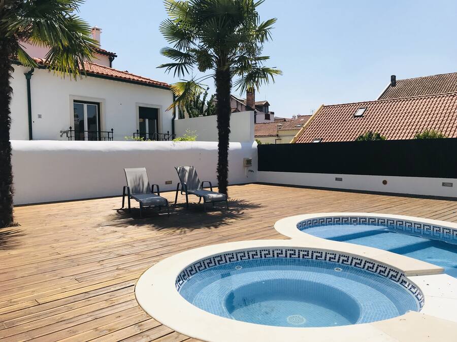 Seasonal outdoor pool, open 8:00 AM to 8:00 PM, pool umbrellas