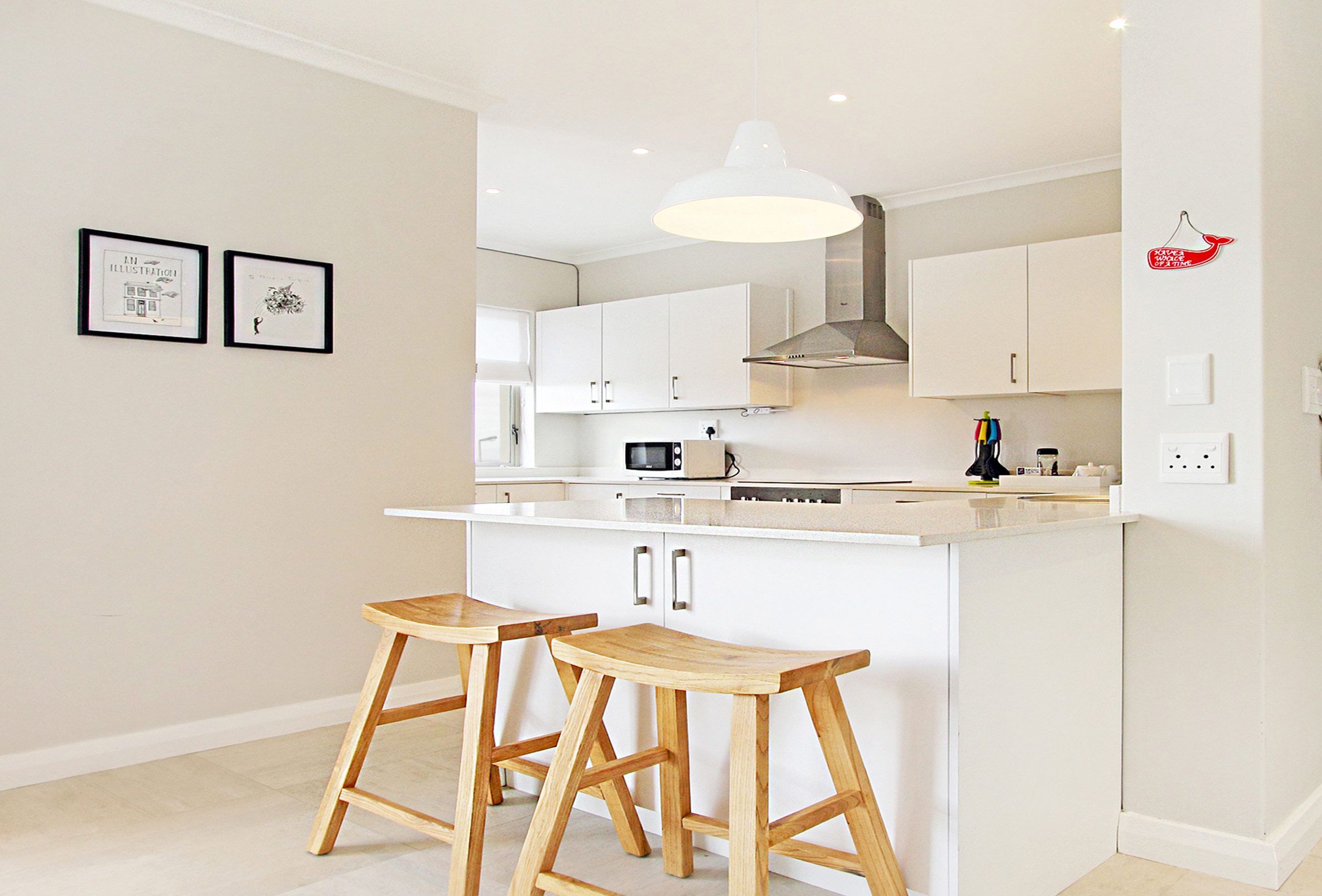 Apartment | Private kitchen | Fridge, microwave, oven, stovetop