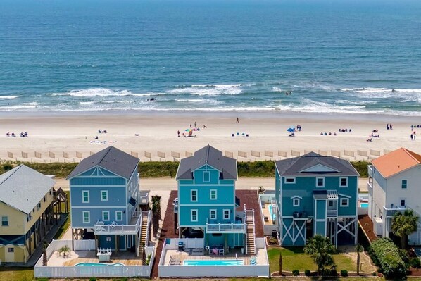 On the beach - Oceanview Reserve - Beachfront Luxury Home with Private Pool &Elevator! (Holden Beach)