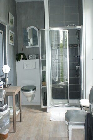 Habitación doble | Ducha del cuarto de baño