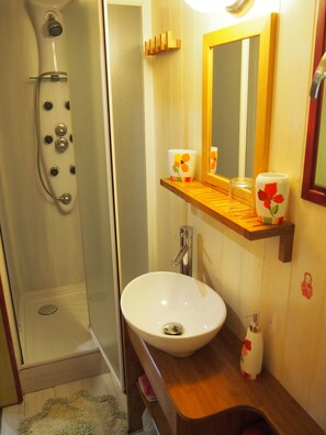 Cabaña | Ducha del cuarto de baño